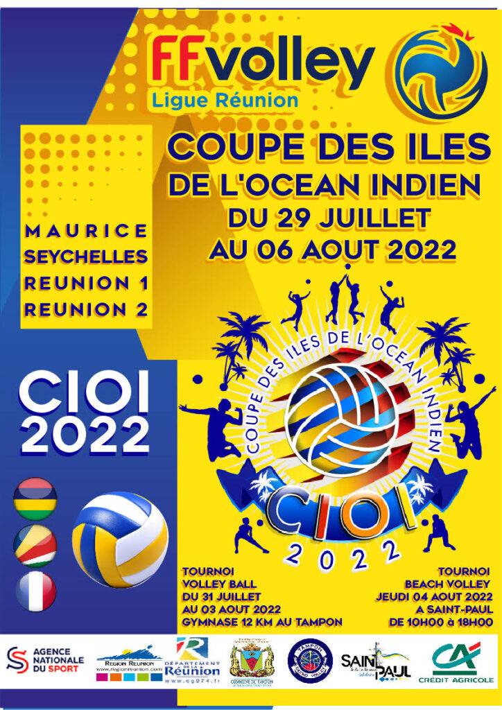 Coupe des iles de l'océan Indien Volley ball réunion