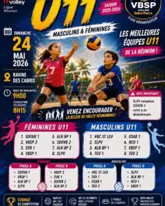 finales-u11 Volley La Réunion jeunes