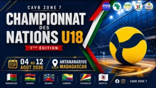 🏐 UN GRAND MOMENT POUR LE VOLLEY DE L'OCÉAN INDIEN ! 🏐C'est officiel : la 1ère édition du Championnat des Nations U18 CAVB Zone 7 aura lieu du 4 au 12 août 2026 à Antananarivo, Madagascar !Six nations de notre zone vont s'affronter pour ce tout premier championnat régional U18 : 🇲🇬 Madagascar – 🇲🇺 Maurice – 🇷🇪 Réunion – 🇰🇲 Comores – 🇸🇨 Seychelles – 🇾🇹 MayotteUne compétition historique qui va révéler les futurs talents du volley-ball de notre océan Indien, et nos sélections réunionnaises U18 seront sur le terrain pour représenter fièrement nos couleurs ! 💪🔴🟡On est prêts à vivre une aventure sportive intense, pleine d'émotions et de fair-play. Restez connectés, on vous tient informés au fil de la compétition !Allez la Réunion ! 🔥🏐#CAVBZone7 #ChampionnatDesNationsU18 #Volleyball #LRVB #OceanIndien #Madagascar #TeamReunion