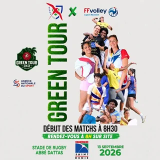 Vous avez aimé votre virée bucolique chez les Moineaux? Changement de cap et d'ambiance pour cette étape 2 : Rendez-vous dans le nord pour un rendez-vous olympique 😏
Voici le lien pour vous inscrire :https://www.helloasso.com/associations/ligue-reunionnaise-de-volley-ball/evenements/etape-2-st-denis-green-tour