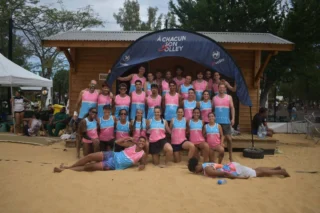 Un beau week-end de Beach-Volley.
Crédit photo Dorine Payet !