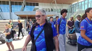 Arrivée aéroport Roland Garros des sélections U18, en provenance de Tananarive, le Championnat des Nations U18